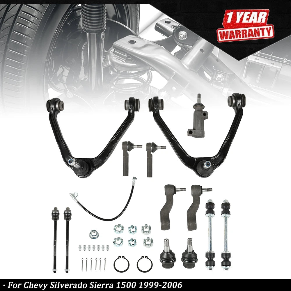 Set of 2 Front Upper Control Arms for Chevy Silverado Sierra 1500
