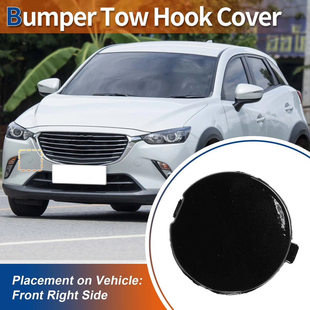 Tow Hook Cover for Mazda CX-3 (2016–2021) No.D10J50A11A Night Black