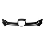Replacement Painted ABS Plastic Front Center Grille Molding w/Emblem Hole