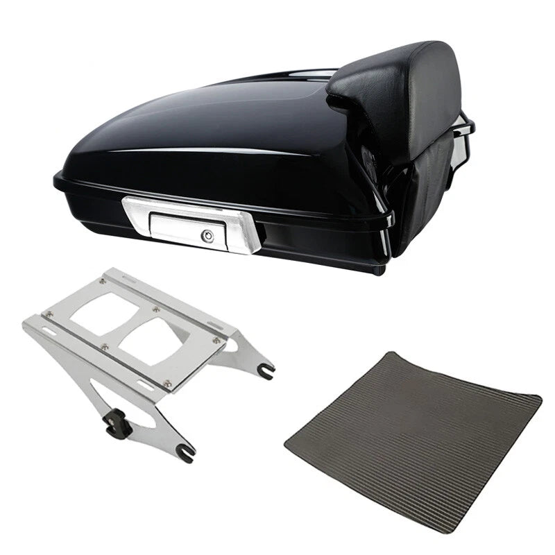 Razor Trunk Backrest Mount Rack for Harley Touring Street Glide (2014–2026)