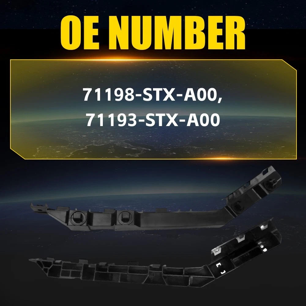 Front Bumper Support Bracket Pair for Acura MDX (2007–2013)