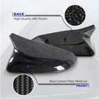 2X Carbon Fiber Side Mirror Cover Caps for Honda Civic (2016–2021)