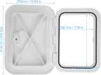 Marine Access Hatch Lid for Boat (10-5/8" x 14-3/4")