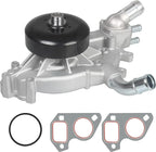 Engine Water Pump w/ Thermostat for Chevy GMC Silverado Sierra (2007–2014)