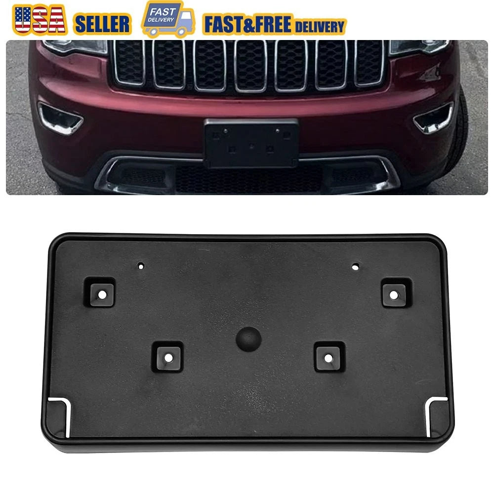 Front License Plate Frame Mount Bracket for Jeep Grand Cherokee (2017–2021)