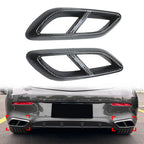 Carbon Fiber Rear Exhaust Pipe Outlet Cover for Benz CLE Coupe (2024)