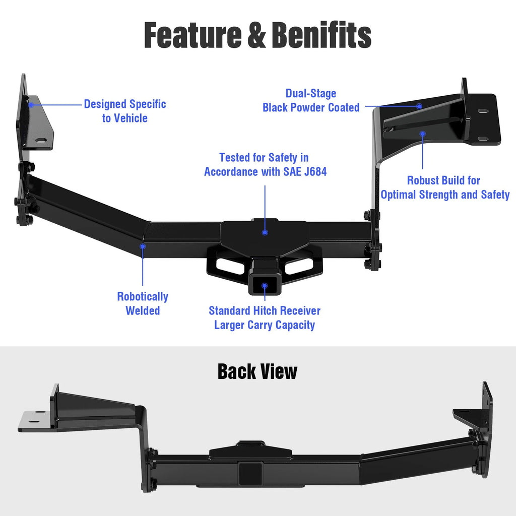 2 Inch Trailer Towing Hitch for Hyundai Santa Fe (2019-2020)