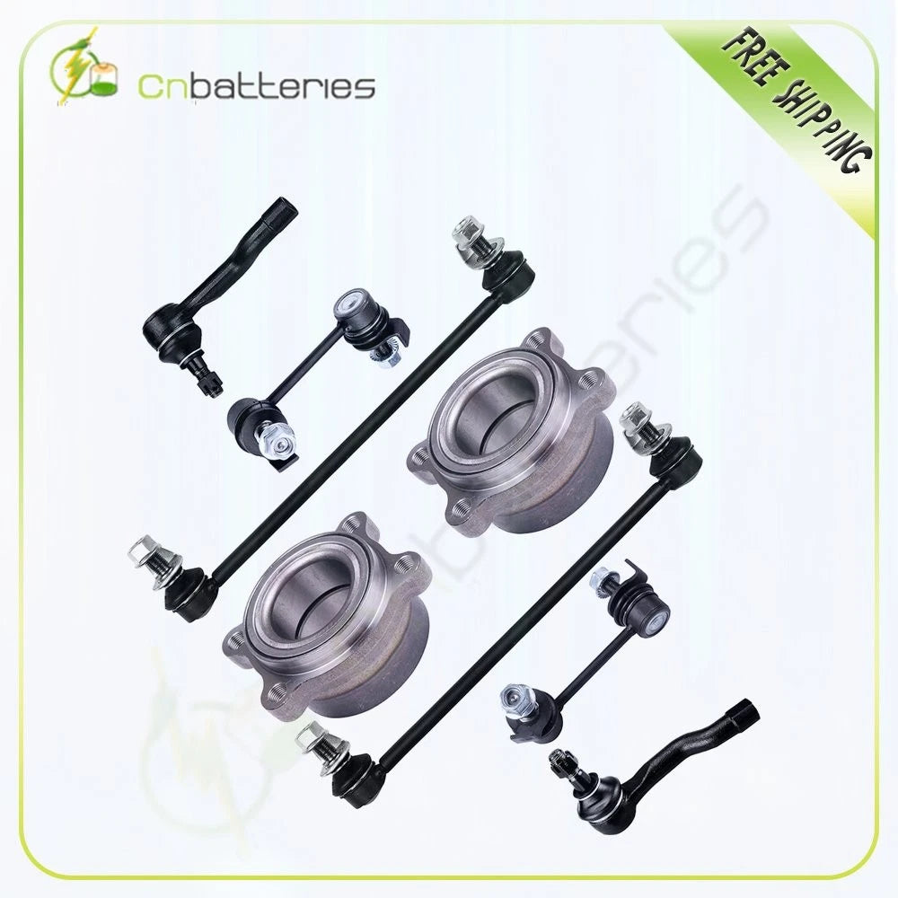 Set of 4 Wheel Bearings & Sway Bar Tie Rods for Infiniti FX35 (2003–2008)