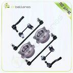 Set of 4 Wheel Bearings & Sway Bar Tie Rods for Infiniti FX35 (2003–2008)