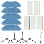 Set of 4 Side Brush Filter Mop for Lefant M2 Series Robot Vacuum