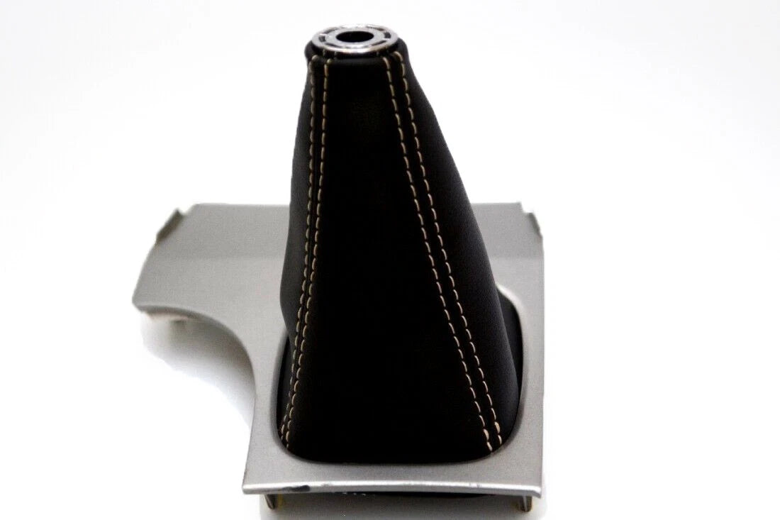 Leather Manual Shift Boot Cover for Toyota Camry (2007–2011) Beige Stitch