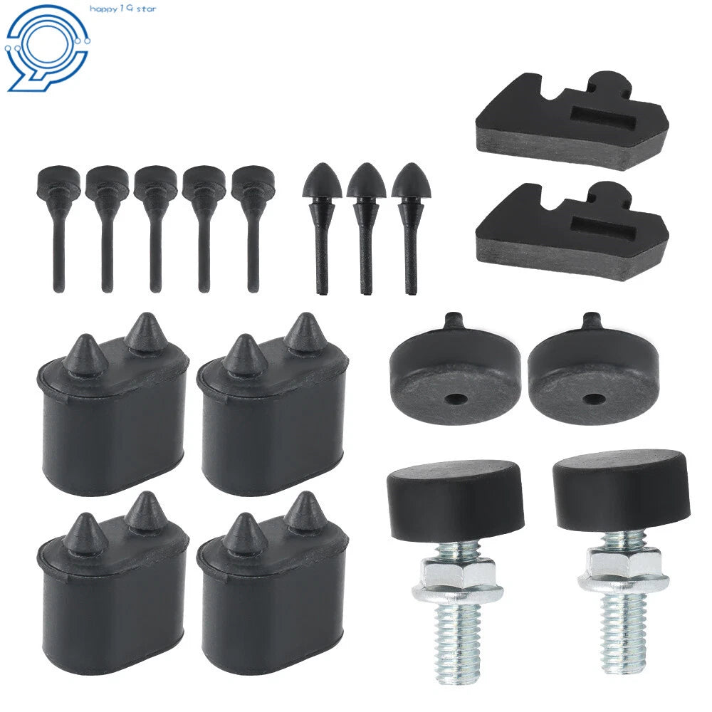 Set of 4 Rubber Hood Adjusters for Chevrolet Camaro (1967–1979)