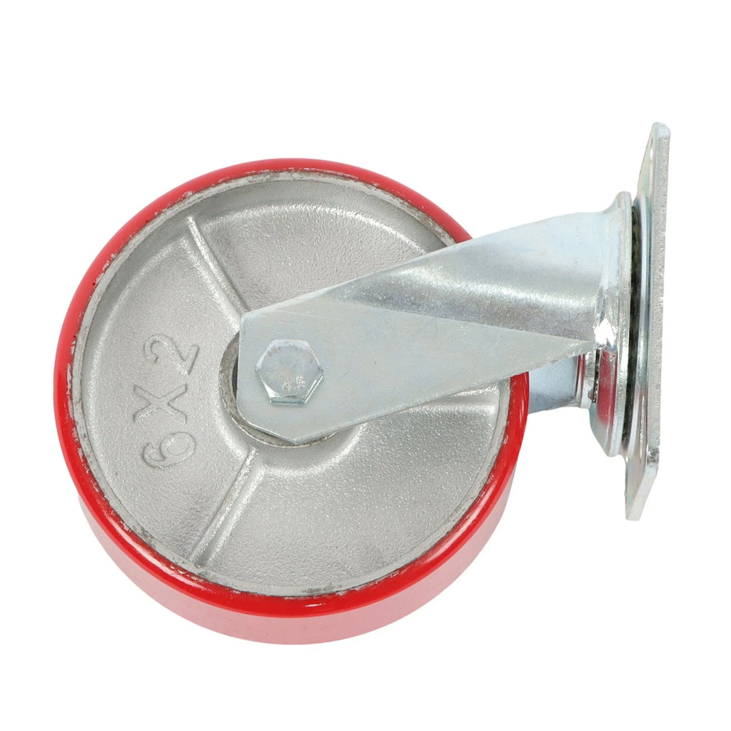 Set of 4 Heavy Duty 6" Swivel Caster Wheels (Industrial)