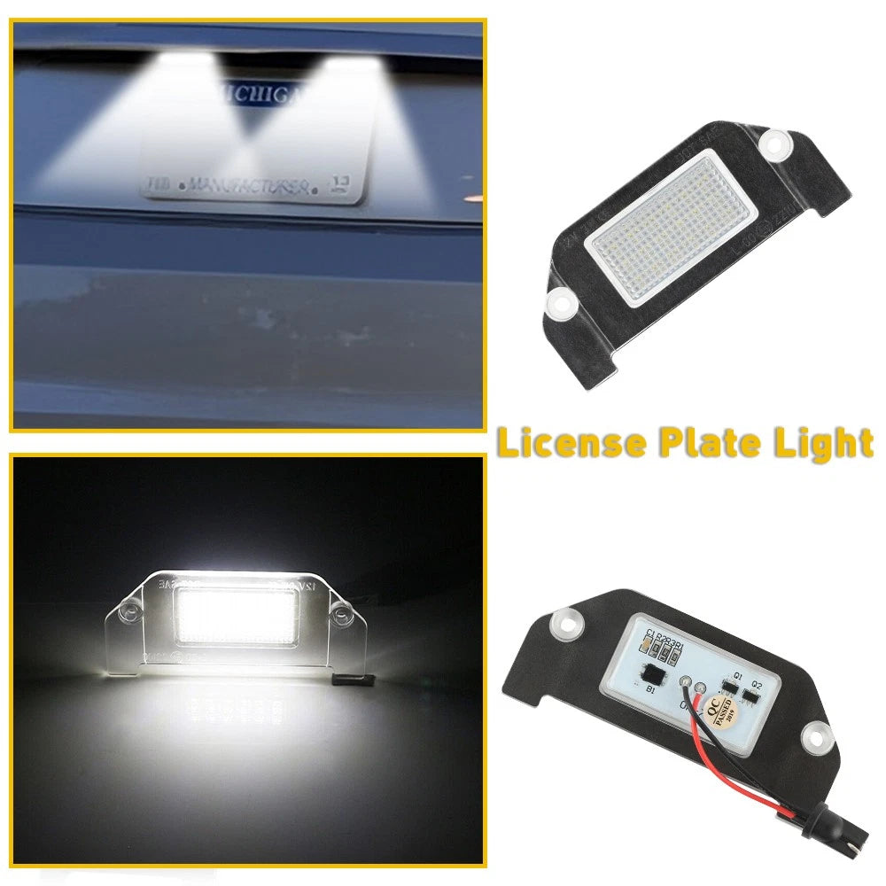 18-SMD LED License Plate Light for Dodge Charger Challenger Chrysler 300 (2006–2014)