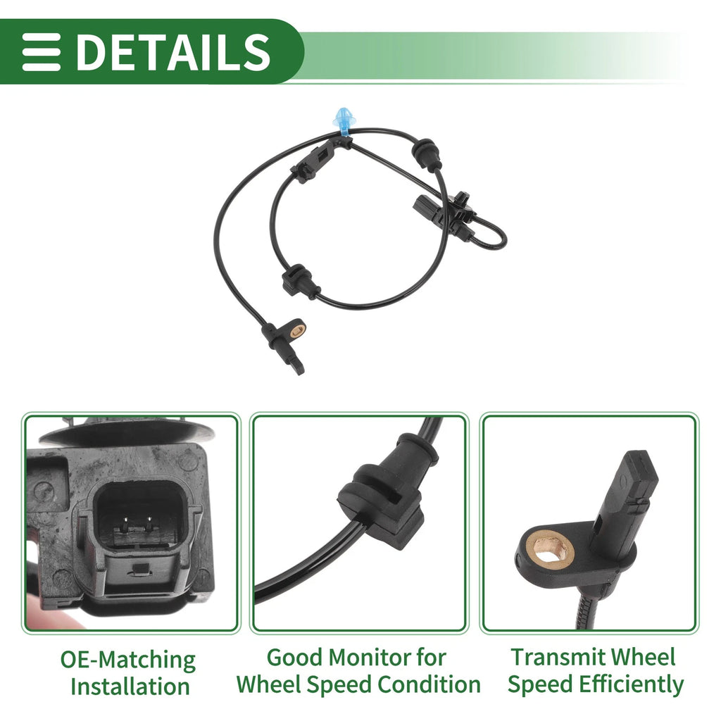 ABS Wheel Speed Sensor No. 57455TLAA02 for Honda CR-V (2017–2020) Front Left