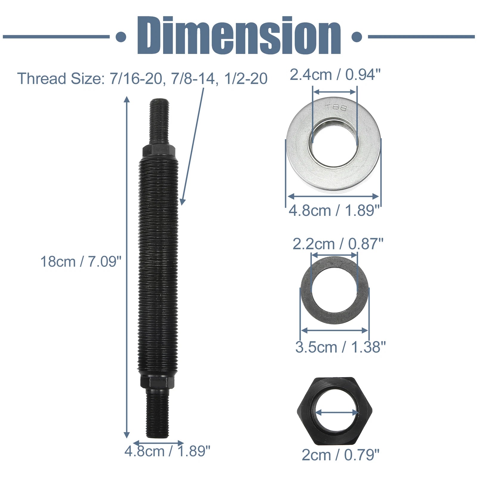 Harmonic Balancer Installation Tool for Chevy SBC BBC (66515)