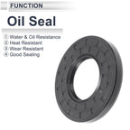 Set of 5 Oil Seal Rotary Shaft Seal Nitrile Rubber 45x90x10mm