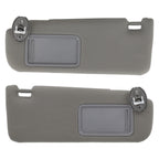Set of 2 Front Sun Visors for Toyota Camry (2012-2017) Gray