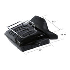 Chopped Trunk Pad Mount Rack for Harley Touring Electra Road Glide (2014–2025)