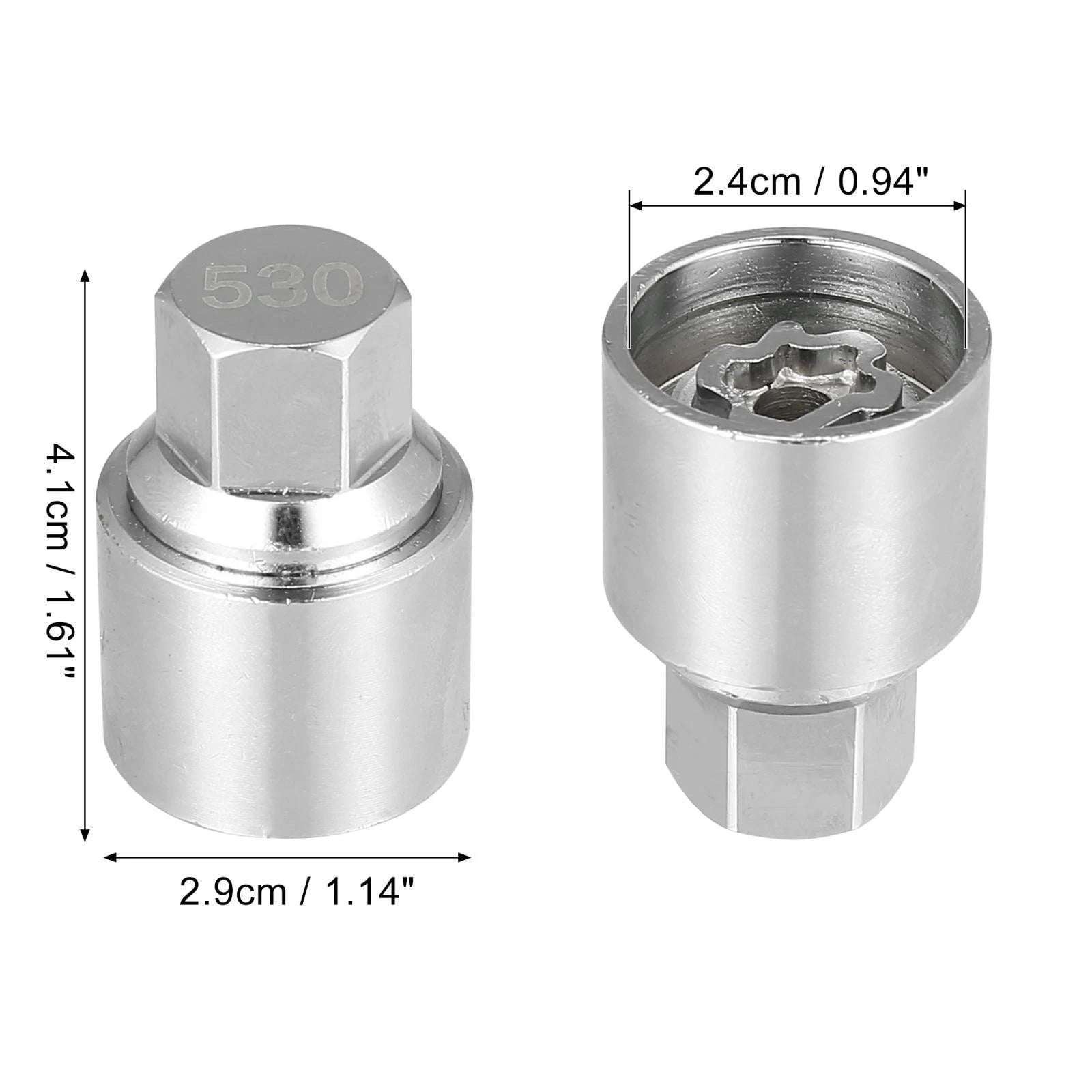 Anti Theft Lug Nut Wheel Lock Key for Volkswagen (Fits Various Models)