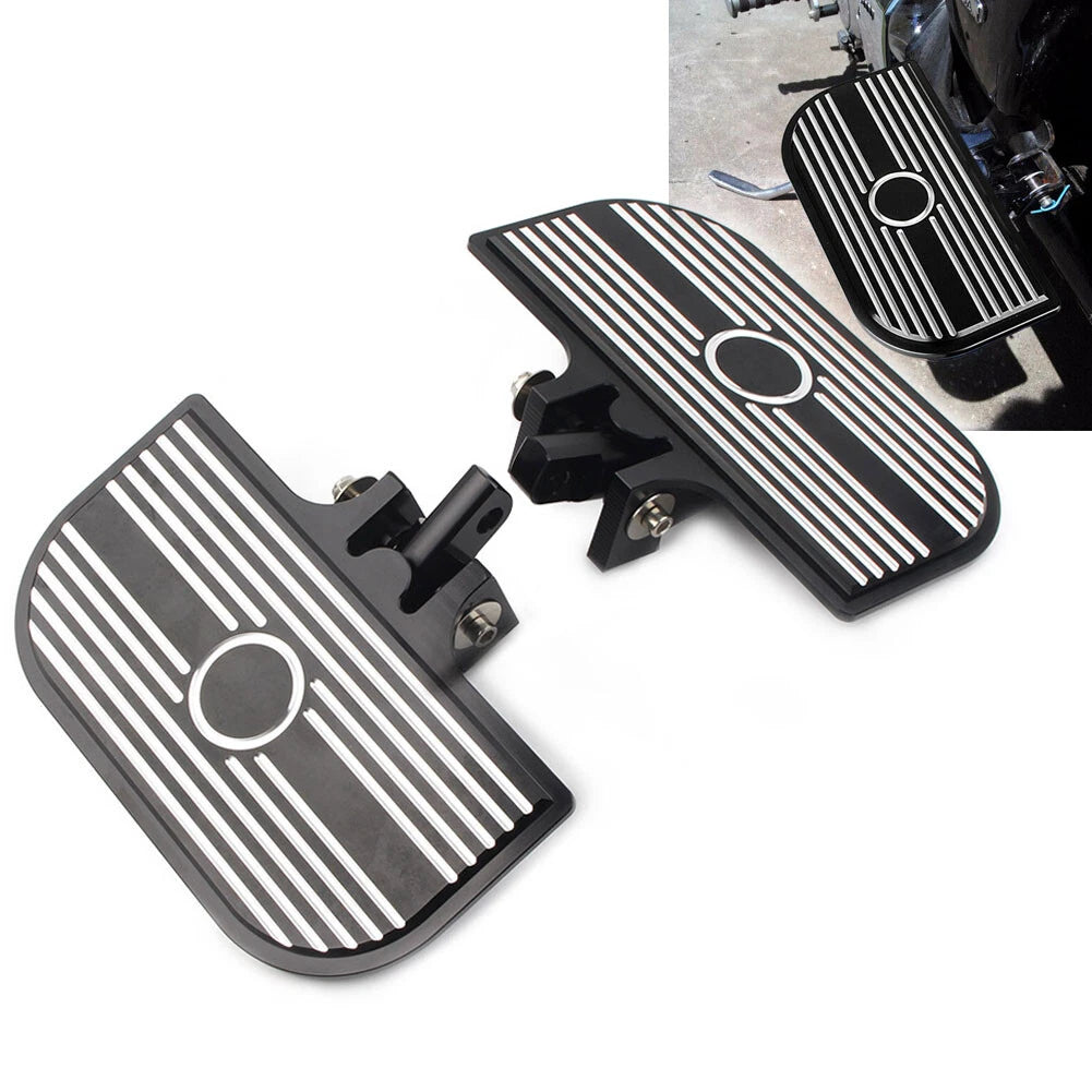 Passenger Floorboards Pedal Pads for Harley Heritage Springer Low Rider