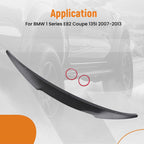 Carbon Look Trunk Spoiler for BMW 1 Series E82 Coupe (2007-2013)