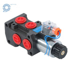 Hydraulic Solenoid Diverter Selector Valve 1/2" BSP 6 Port for