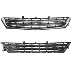 Front Bumper Grille Set for Chevrolet Impala (2014–2020) Chrome Trim