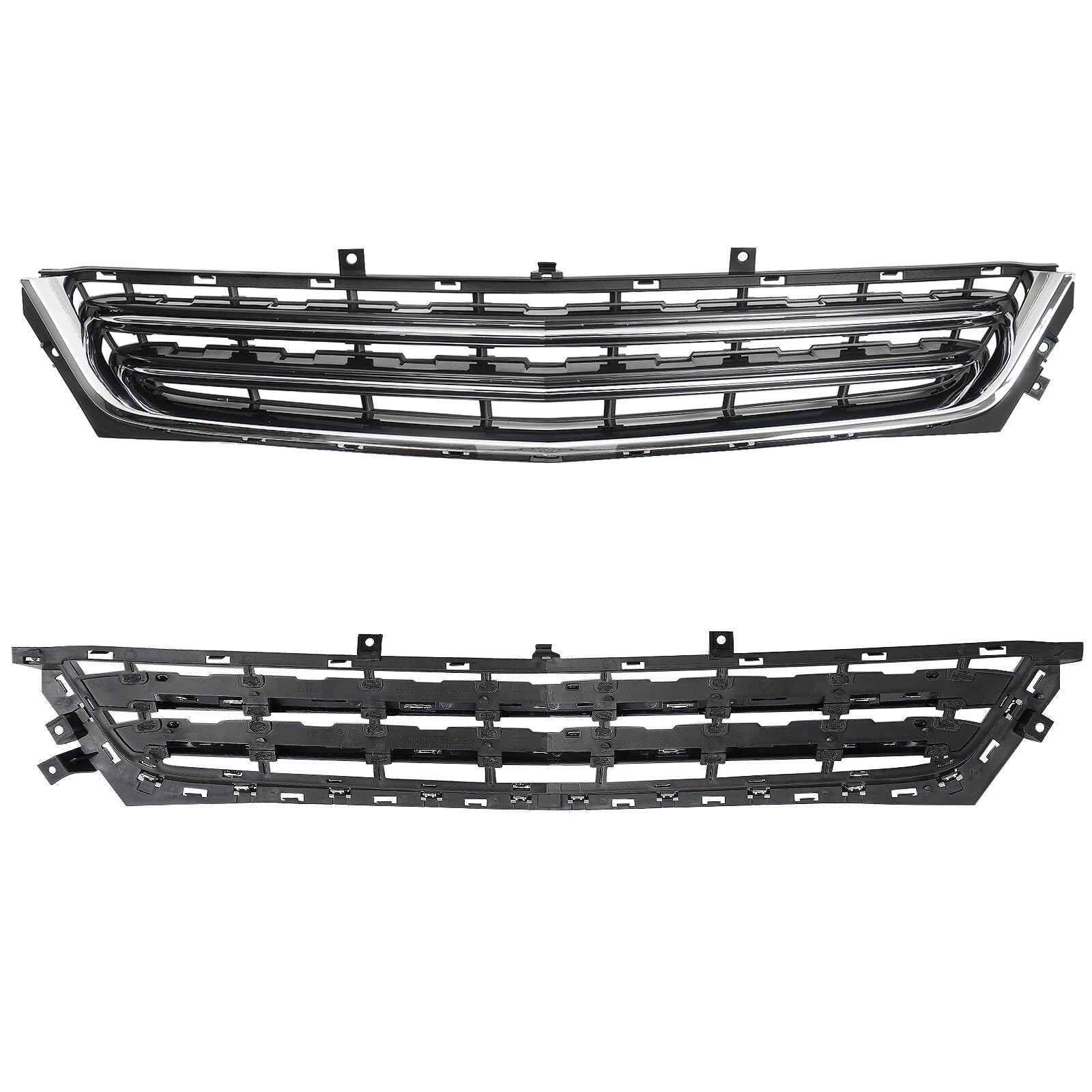 Front Bumper Grille Set for Chevrolet Impala (2014–2020) Chrome Trim