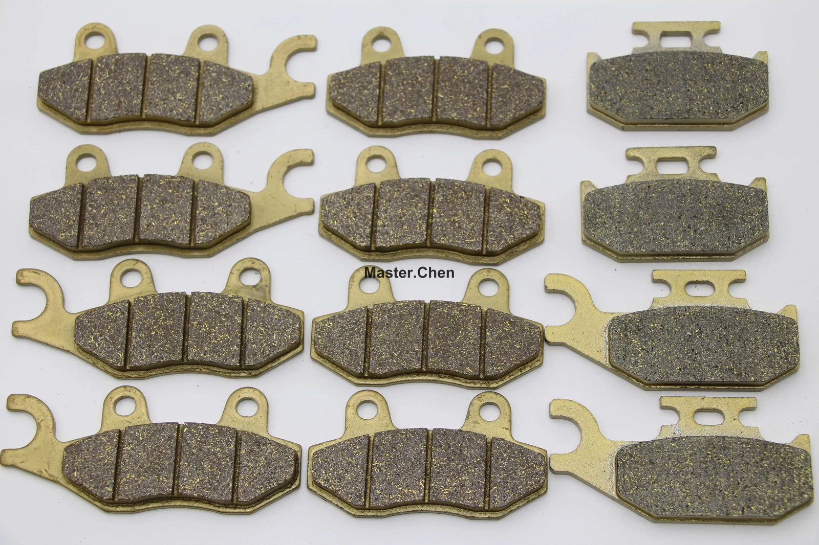 Set of 12 Brake Pads for Yamaha YFM 700 Raptor (2006–2009)