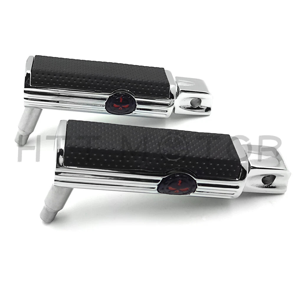 Skull Footpegs for Kawasaki Vulcan 900 Classic & Suzuki Boulevard M95