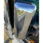 Set of 2 Chrome Door Mirror Cover Caps for Peterbilt 567 587