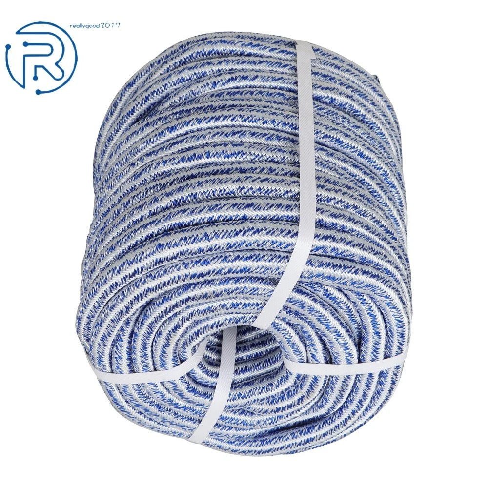 3/4" × 150' 24 Strand Braid Polyester Rope for Arborist Tree Camping