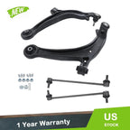 Set of 4 Front Lower Control Arms with Ball Joints for Honda Odyssey (2011–2017)