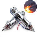 Chrome 7/8" Hand Grips w/ Turn Signals for Aprilia Mille RSV Tuono (1998–2008)
