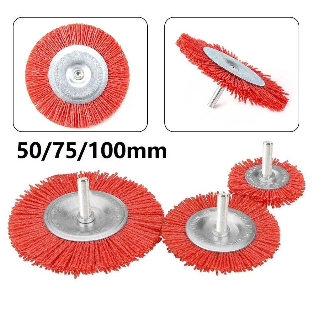Brush Grinding Wheel 50mm/70mm/100mm for Paint Removal (1pc)