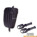 Rear Passenger Seat Cushion & Foot Pegs for Harley FXBRS FLHCS FLFB FLFBS (2018-2023)