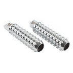 Chrome Foot Pegs for Harley Davidson Softail Sportster