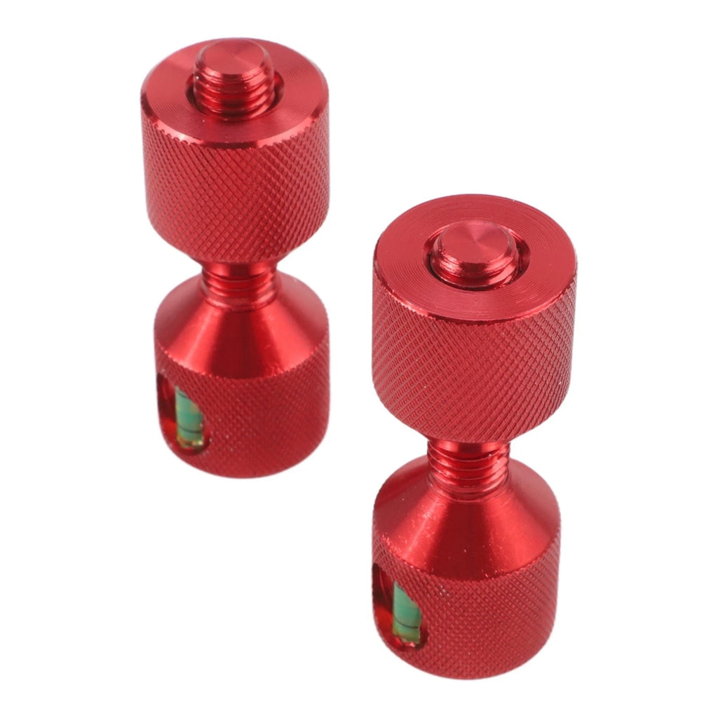 Set of 2 Flange Alignment Pins for 14 Inch Aluminum (with Built In Level)