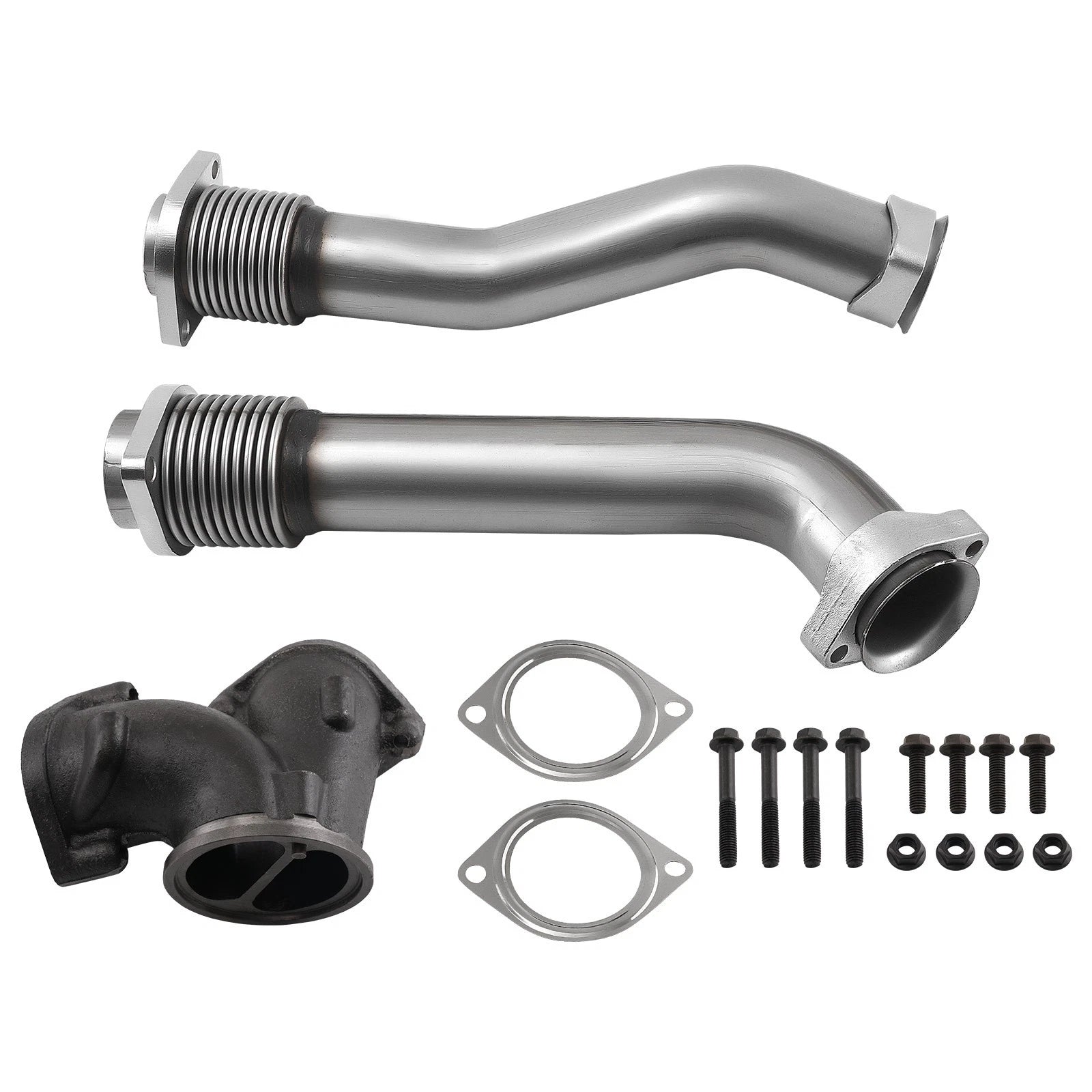 Turbo Diesel Exhaust Pipe & Bellowed Pipes for Ford Super Duty 7.3L (1999–2003)