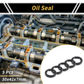 Set of 5 Oil Seal Ring 30x42x7mm NBR Rubber for Various Models 