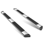 Set of 2 Chrome Side Step Nerf Bars for Ram 1500 Truck Crew Cab (2019–2024)