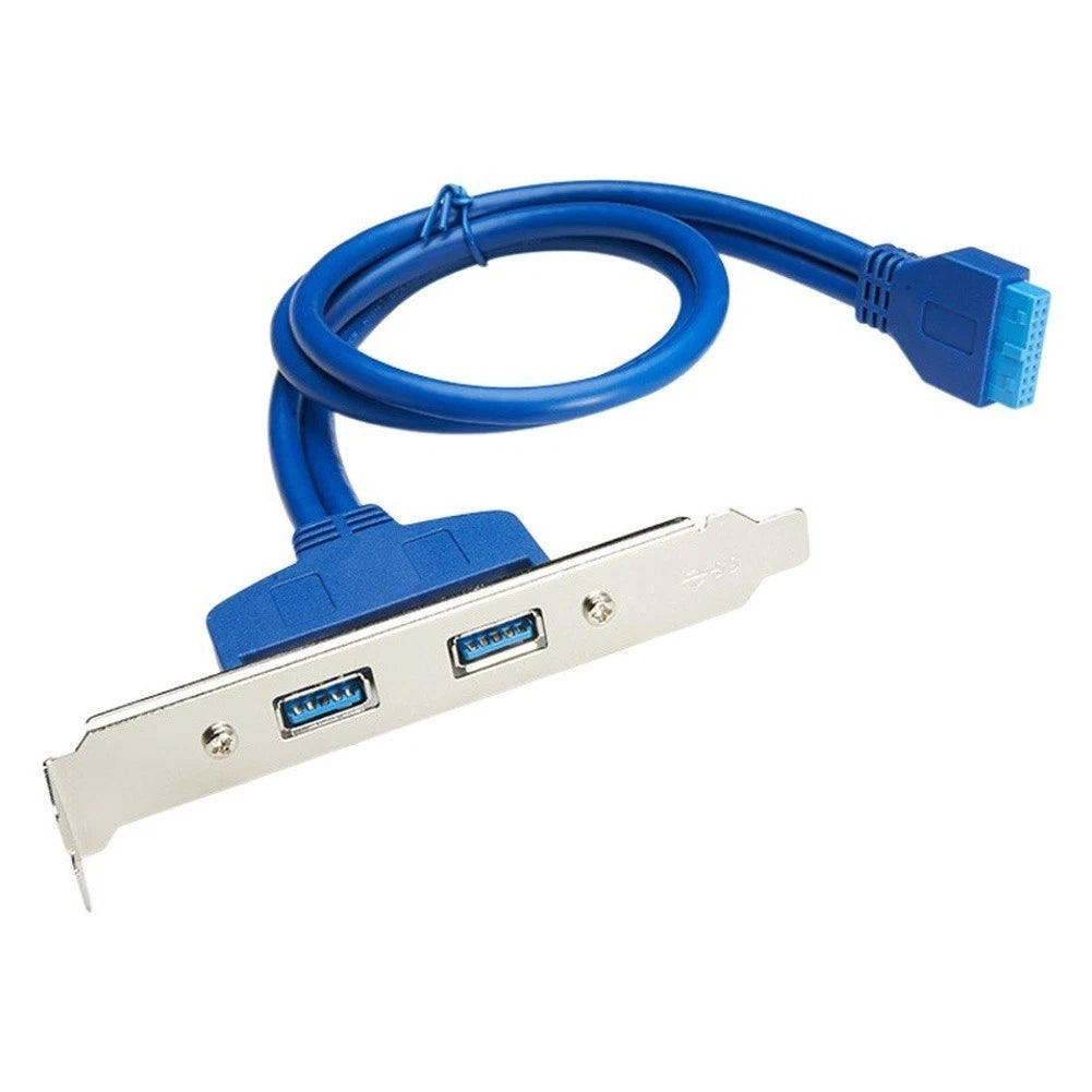 USB 3.0 20Pin Front Panel Adapter Cable for PC Case and Motherboard (50cm)