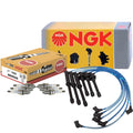 NGK Spark Plug Kit with Wires for Mazda MX-3 GS SE 1.8 V6 (1992–1993)