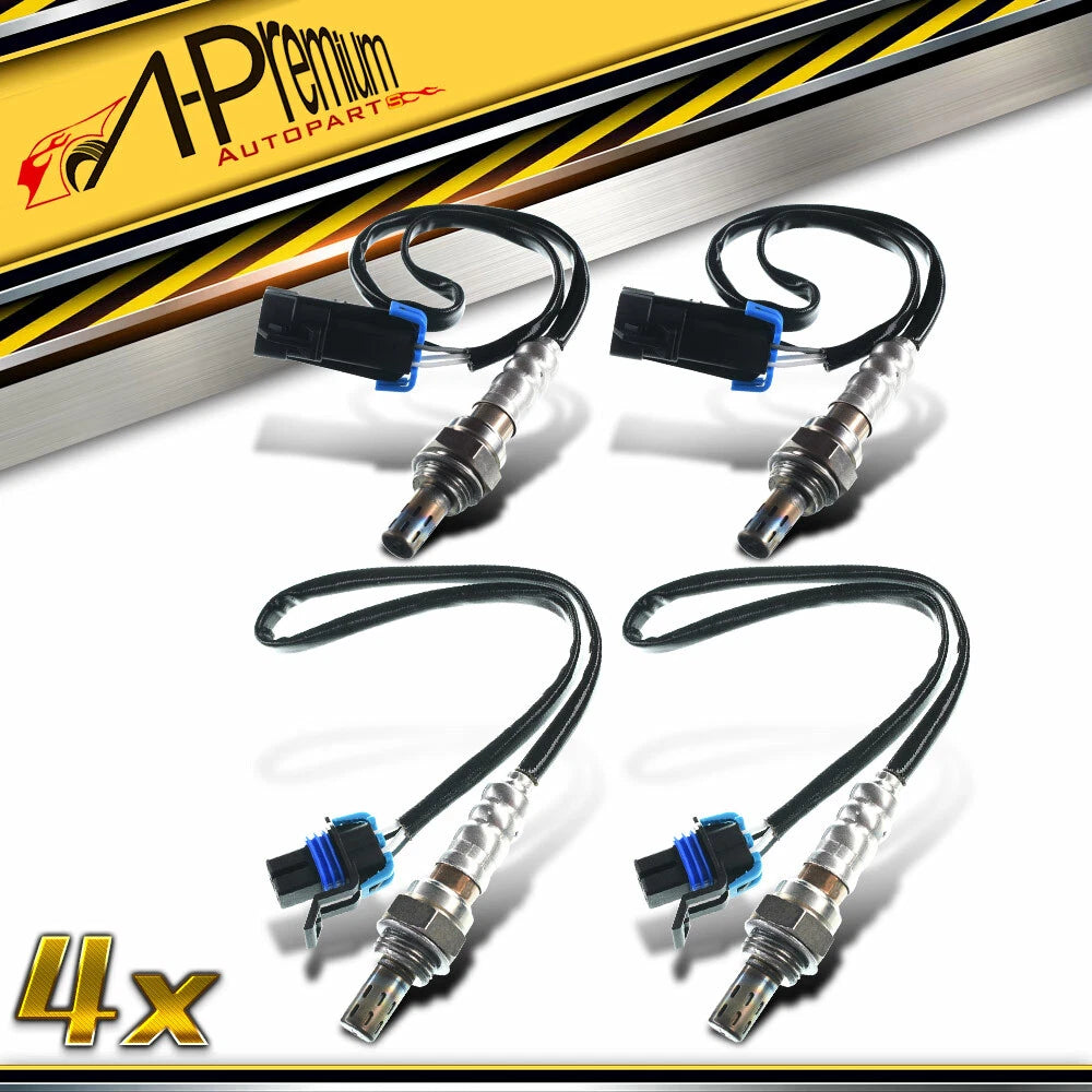 Set of 4 O2 Oxygen Sensors for Chevy GMC Envoy Isuzu 