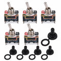 5pcs 15A 250V 2Pin SPST Rocker Switch for Boat Yacht Tractor