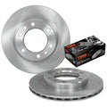 Front Disc Rotors & Brake Pads Kit for BJ42 FJ45 HJ45 HJ47 40 Series (1980-1984)