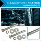 2X Front Inner Control Arm Bolt Kits for Mercedes Benz W203 W211 (2000–2020)
