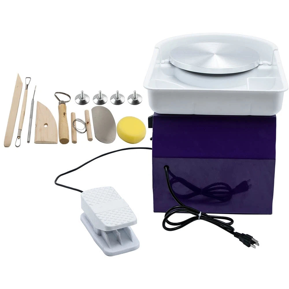 350W Electric Pottery Wheel for Art Clay Craft (9.84'' Diameter)