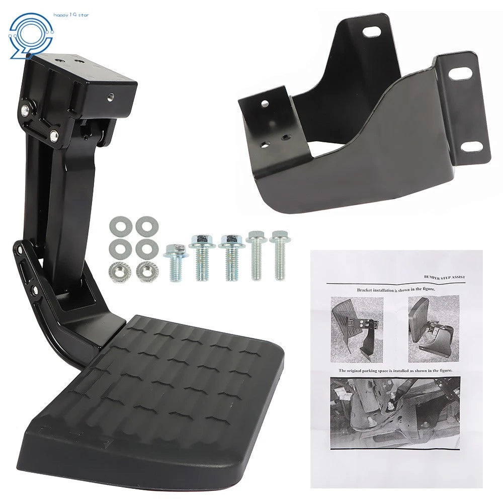 Rear Bumper Side Bed Step for Ford F-150 (2015–2019) Black